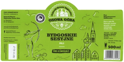 Kujawski Browar Regionalny Osowa Góra (2017): Bydgoskie Sesyjne, Pils