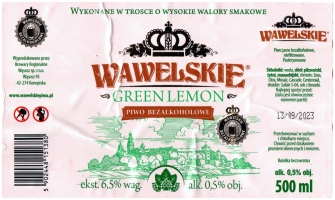 Wasosz 2023 07 Wawelskie Green Lemon Bezalko
