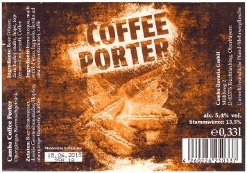 Browar Camba Bavaria (2015): Coffee Porter