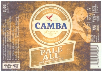Browar Camba Bavaria (2018): Pale Ale - Dry Hop Pale Ale