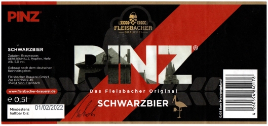 Browar Fleisbacher (2021): PINZ - Schwarzbier