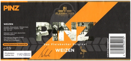 Browar Fleisbacher (2021): PINZ - Weizen