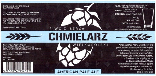 Browar Chmielarz (2018): American Pale Ale