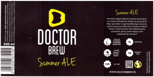 Browar Doctor Brew (2016): Summer Ale