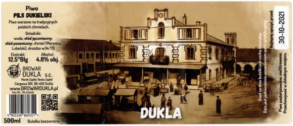 Browar Dukla (2021): Dukla - Pils Dukielski