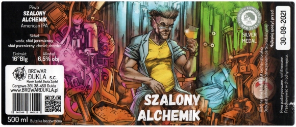 Browar Dukla (2021): Szalony Alchemik - American India Pale Ale