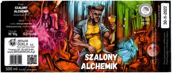 Browar Dukla (2022): Szalony Alchemik - American India Pale Ale