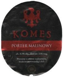 Browar Fortuna (2018): Komes - Porter Malinowy