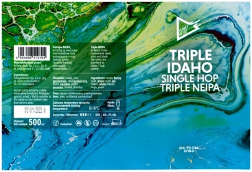 Browar Funky Fluid (2022): Triple Idaho - Single Hop Triple New England India Pale Ale