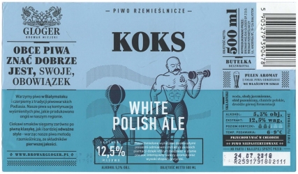Browar Gloger (2018): Koks, White Polish Ale