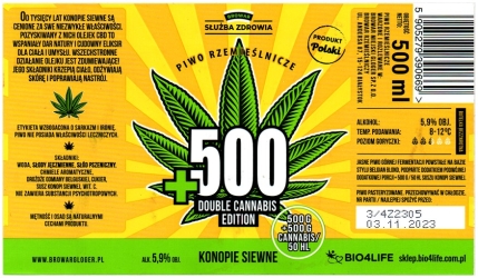 Gloger 2023 10 Plus 500 Double Cannabis Edition Belgian Blond