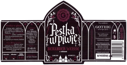 Browar Gościszewo (2020) Pestka w piwie, Berliner Weisse