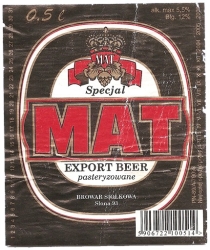 Browar Grybów: MAT Specjal - Export Beer