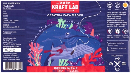 Kraftlab 2020 Ostatnia Faza Mroku American Pale Ale