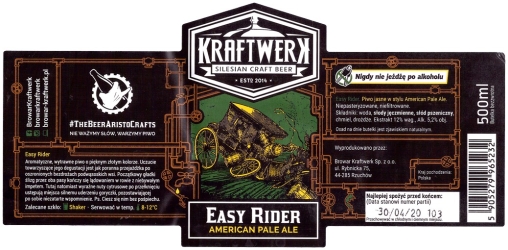 Browar Kraftwerk (2019): Easy Rider - American Pale Ale