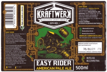 Browar Kraftwerk (2020): Easy Rider - American Pale Ale