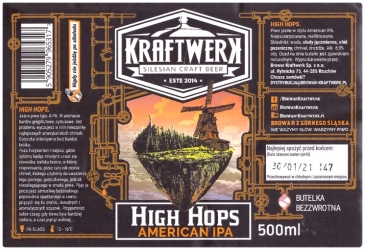 Browar Kraftwerk (2020): High Hops - American India Pale Ale
