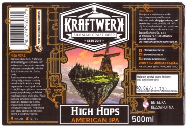 Browar Kraftwerk (2021): High Hops - American India Pale Ale