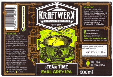 Browar Kraftwerk (2021): Steam Time - Earl Grey India Pale Ale
