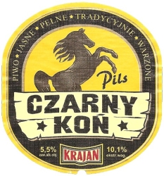 Browar Krajan (2002): Czarny Koń - Piwo Jasne Pełne