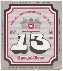 Browar Mieszczański (1993): Specjal-Beer 13