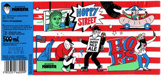 Browar Minister (2022): Hoppy Street - American India Pale Ale