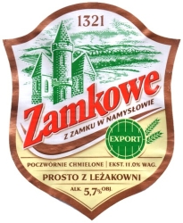 Browar Namysłów (2016): Zamkowe, Piwo Jasne Pełne