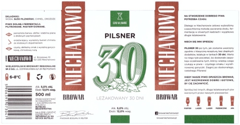 Browar Niechanowo: Pilsner (leżakowany 30 dni)