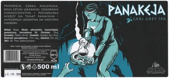 Browar Olimp (2018): Panakeja - Earl Grey India Pale Ale