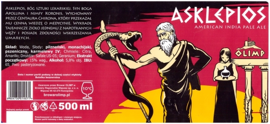 Browar Olimp: Asklepios - American India Pale Ale