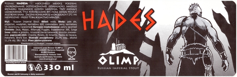 Browar Olimp: Hades Russian Imperial Stout (330ml)