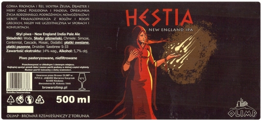 Browar Olimp: Hestia - New England India Pale Ale