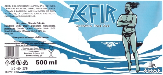 Browar Olimp: Zefir - Oktawia Pale Ale