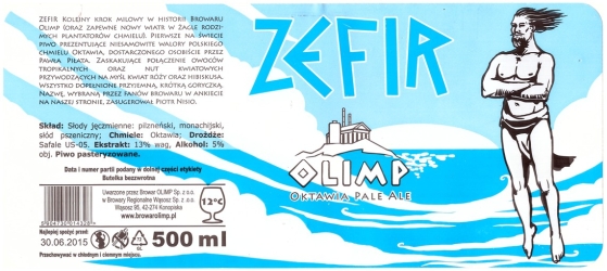 Browar Olimp: Zefir - Oktawia Pale Ale