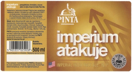Browar Pinta (2012): Imperium Atakuje, Imperial India Pale Ale