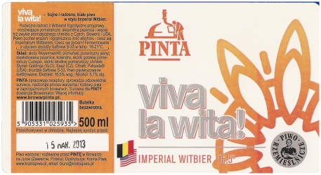 Browar Pinta (2012): Viva La Vita, Imperial Witbier
