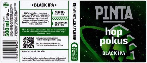 Browar Pinta (2021): Hop Pokus - Black India Pale Ale