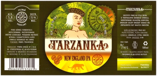 Browar Piwna Stacja (2018): Tarzanka - New England India Pale Ale