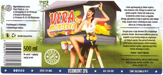 Browar Piwna Stacja (2018): Vera Monterka - Vermont India Pale Ale