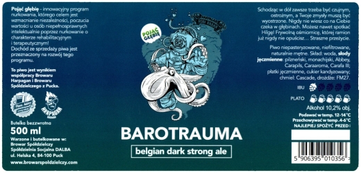 Spoldzielczy Xxxx Barotrauma Belgian Dark Strong Ale