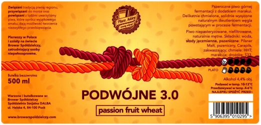Spoldzielczy Xxxx Podwojne 30 Passion Fruit Wheat