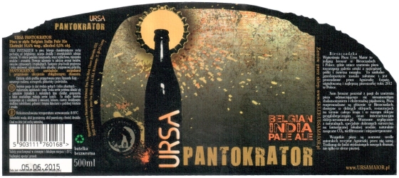 Browar Ursa Maior (2016): Pantokrator, Belgian India Pale Ale