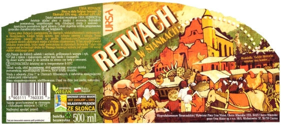 Browar Ursa (2020): Rejwach w Siankach - Belgian Summer Ale