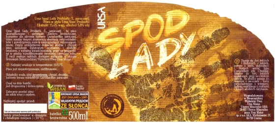 Browar Ursa (2020): Spod Lady - Probiotic Sour
