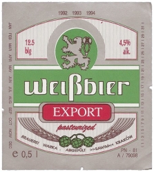 Browar Warka: Weissbier Export