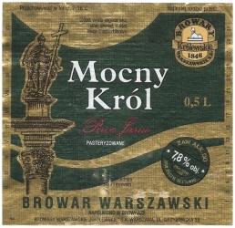 Browar Warszawski (2000): Mocny Król - Piwo Jasne