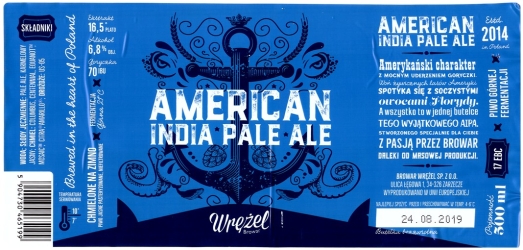 Browar Wrężel (2018) American India Pale Ale