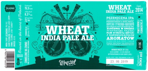 Browar Wrężel (2018): Wheat India Pale Ale