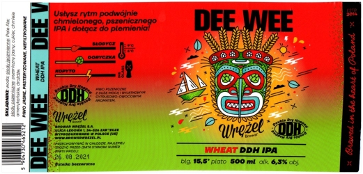 Browar Wrężel (2021): Dee Wee, Wheat Ddh India Pale Ale