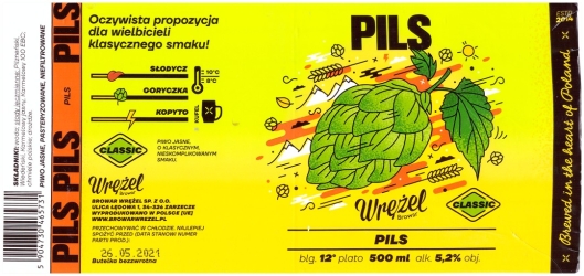 Browar Wrężel (2021): Pils